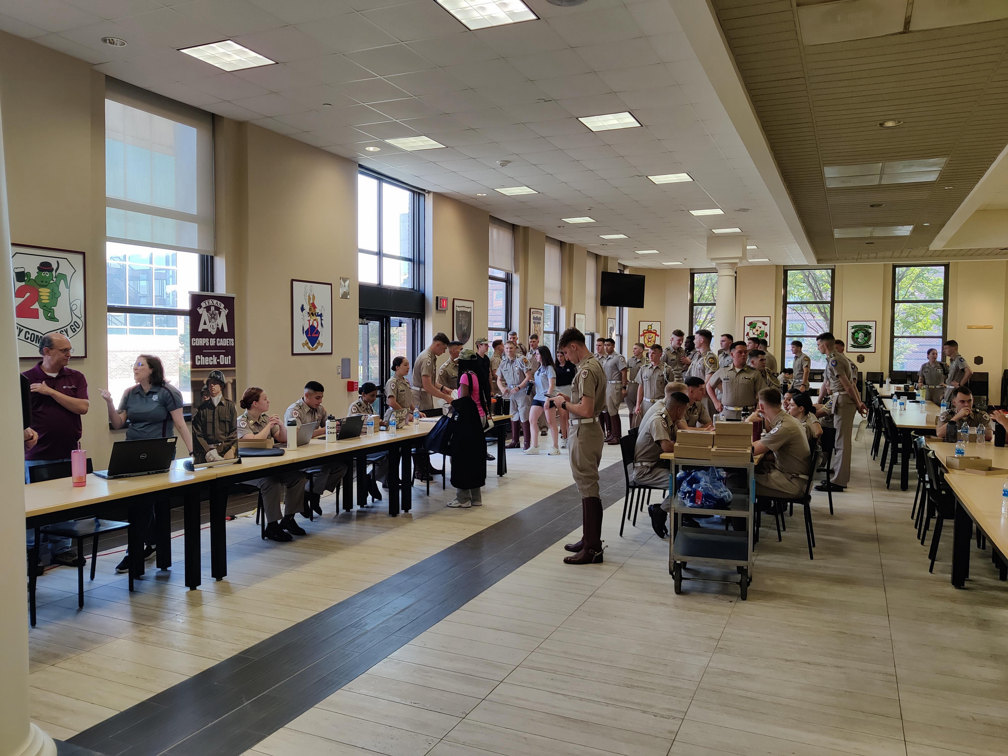 Corps of Cadets FOW Check Out Station